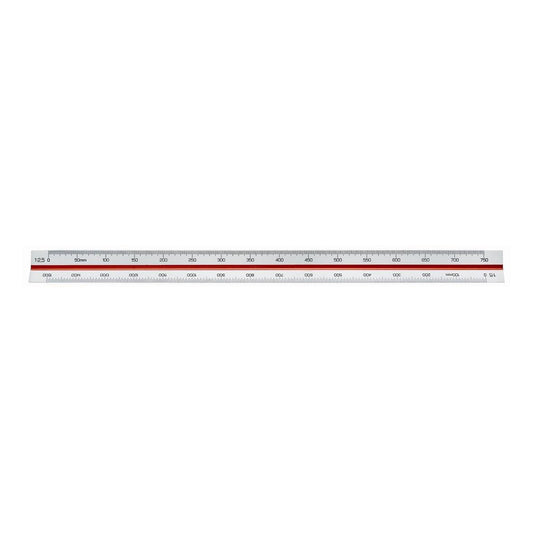 Skalstock M+R 6 delning 1:2,5-100 30cm