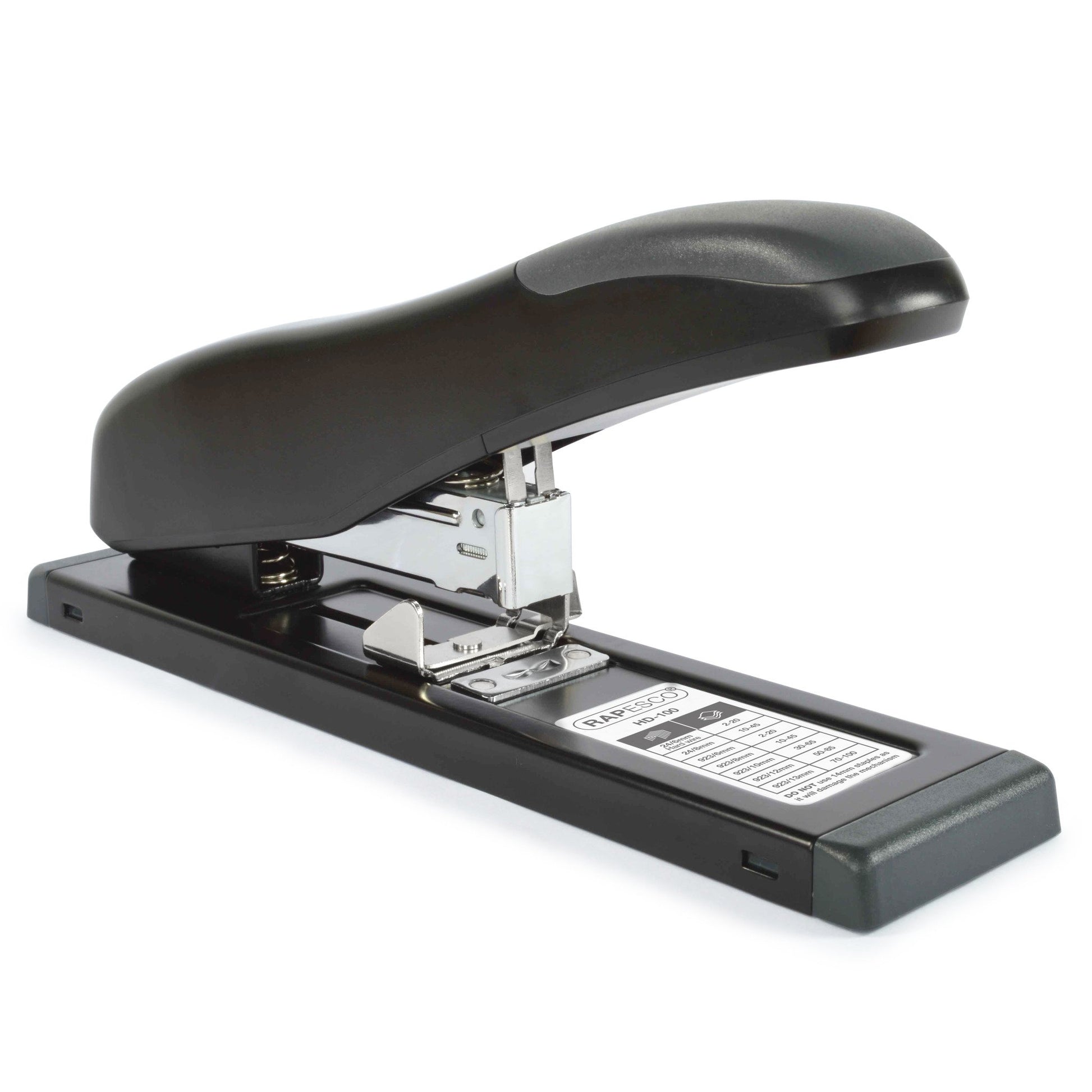 Blockhäftare Rapesco HD100 100 Ark Svart