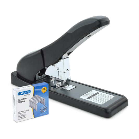 Blockhäftare Rapesco HD-140 ECO 140 Ark Svart