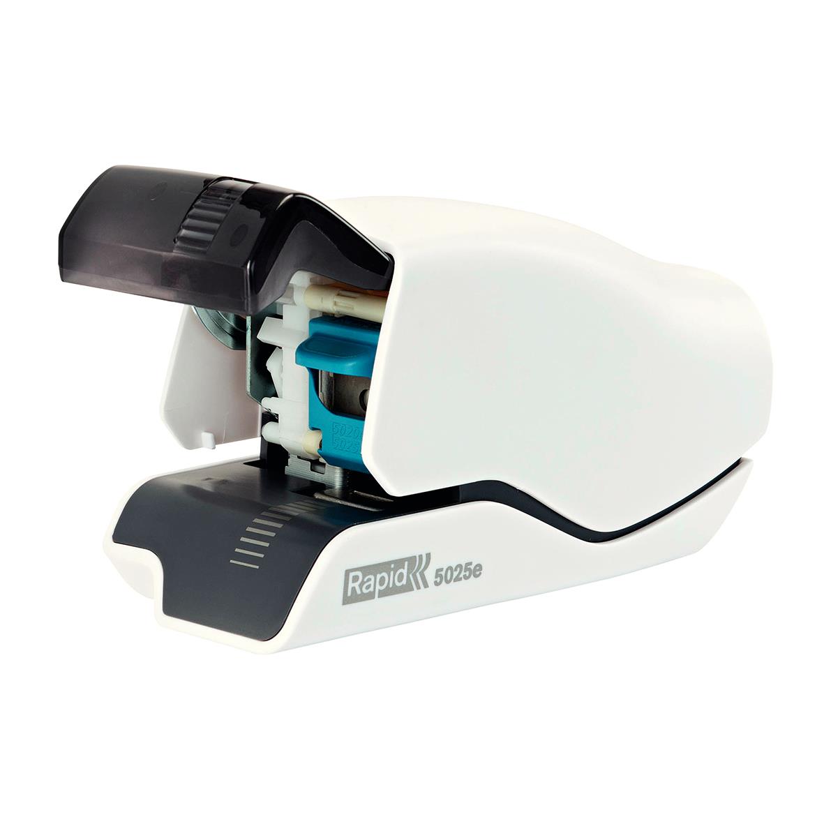 Elhäftare Rapid 5025E Flat Clinch 25 Ark Vit