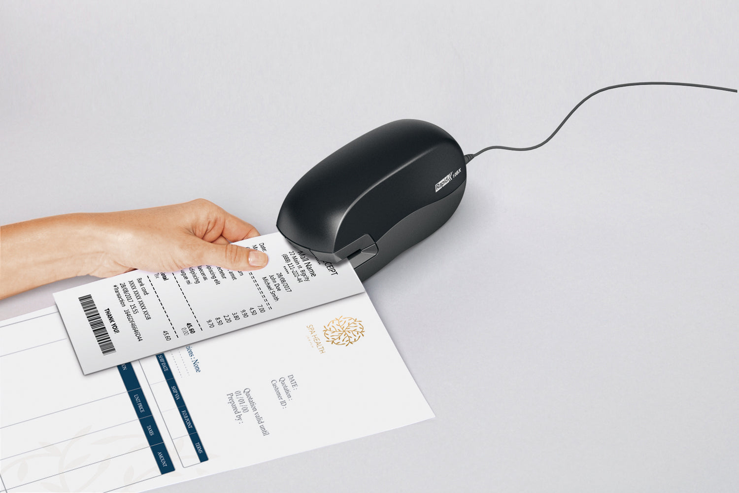 Elhäftare Rapid 20EX 20 Ark Inkl Adapter Svart