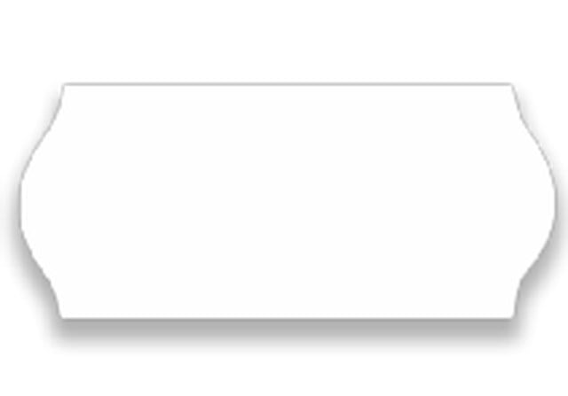 Prismärkningsetikett 26 x 12mm vit G1 6rl/fp