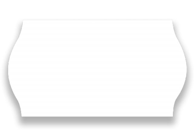 Prismärkningsetikett 26 x 16mm vit G1