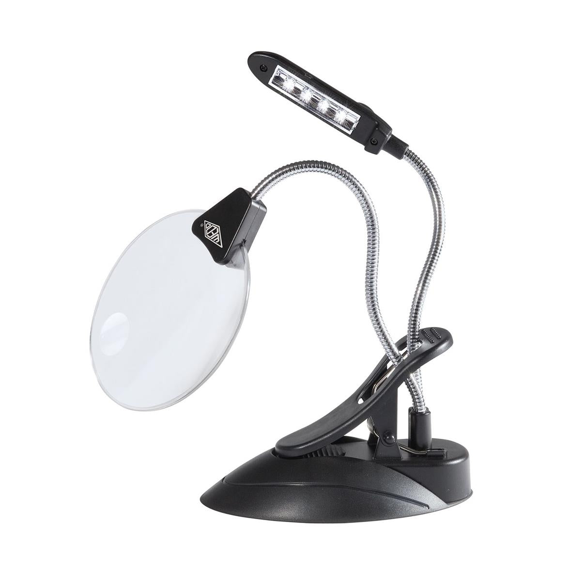 Förstoringsglas Wedo Bordsmodell Med LED-ljus 13x10x33cm