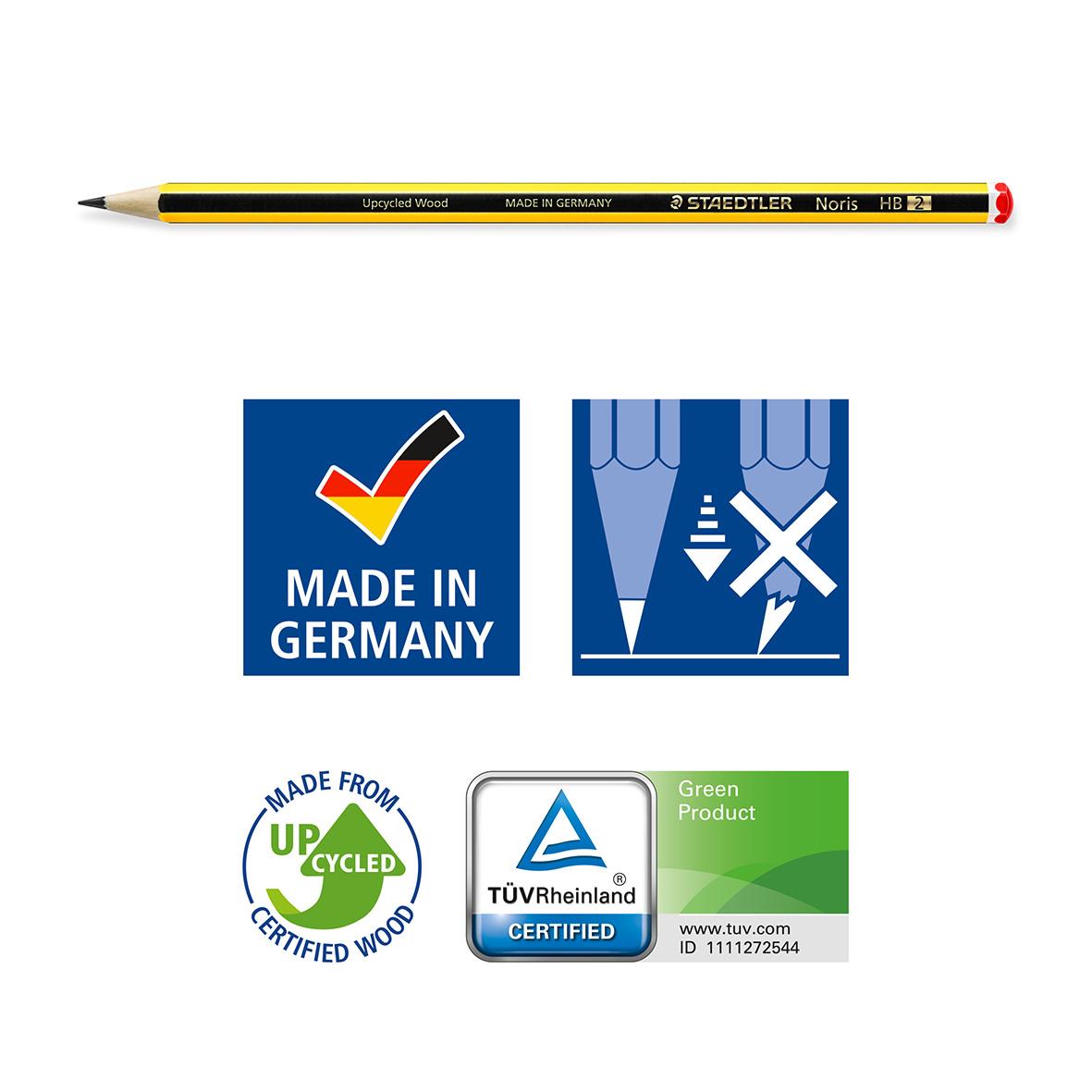 Blyertspenna Staedtler Noris 120 HB