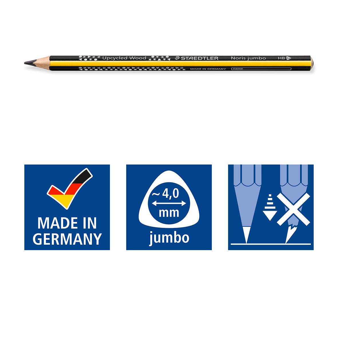 Blyertspenna Staedtler Noris Jumbo 119 HB