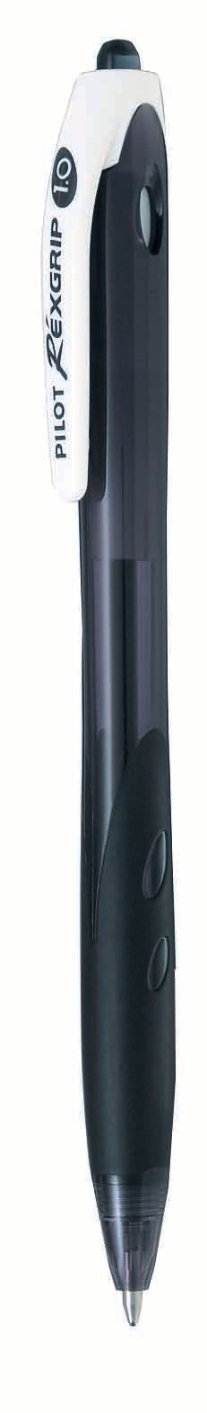 Kulspetspenna Pilot BG Rexgrip Svart 1.0