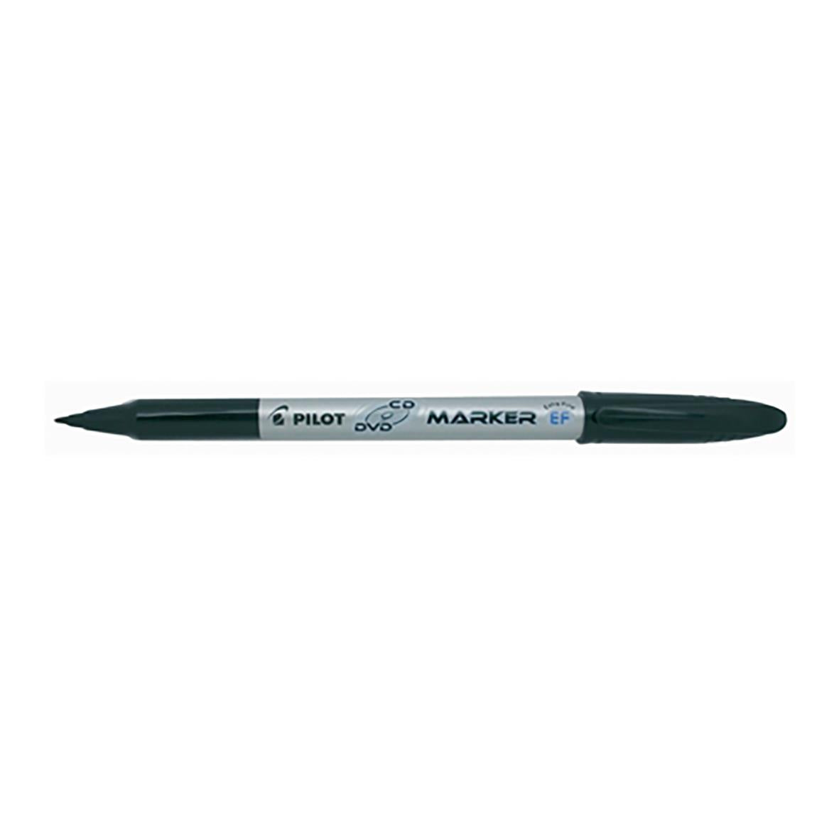 Märkpenna Pilot CD/DVD Marker Svart 0,9mm