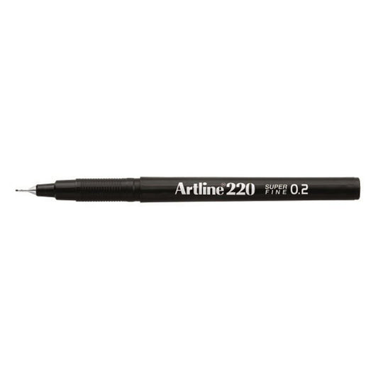 Fiberpenna Artline 220 Svart 0,2mm