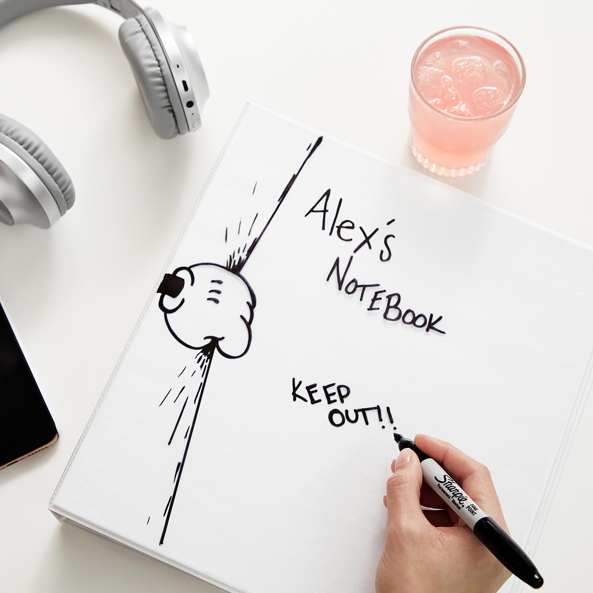 Märkpenna Sharpie Svart Fine