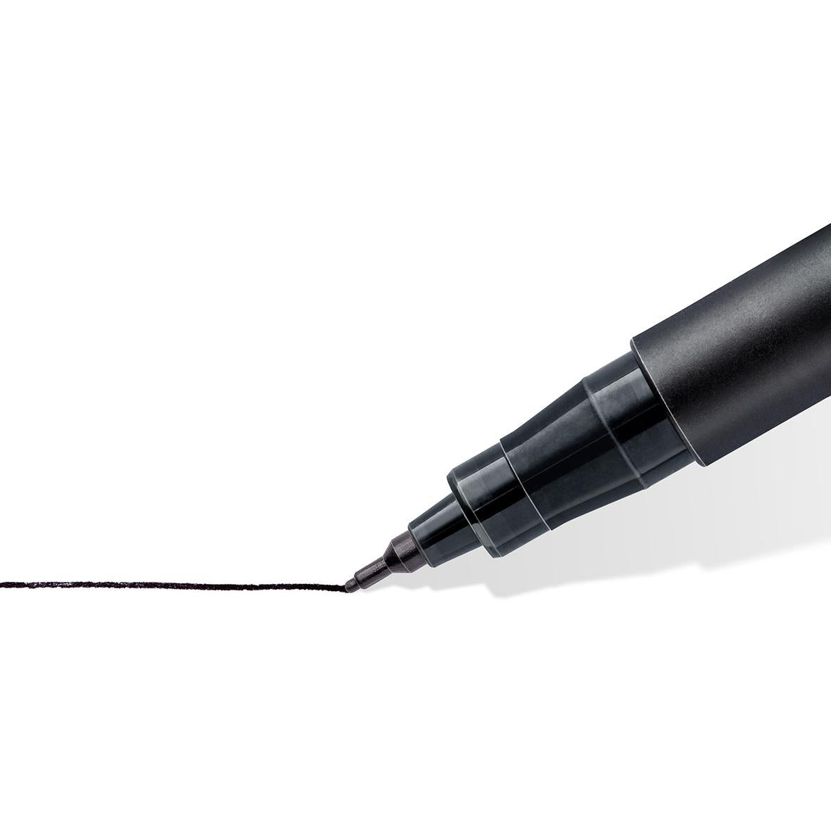 Universalpenna Staedtler Lumocolor 313 Permanent Svart 0,4mm