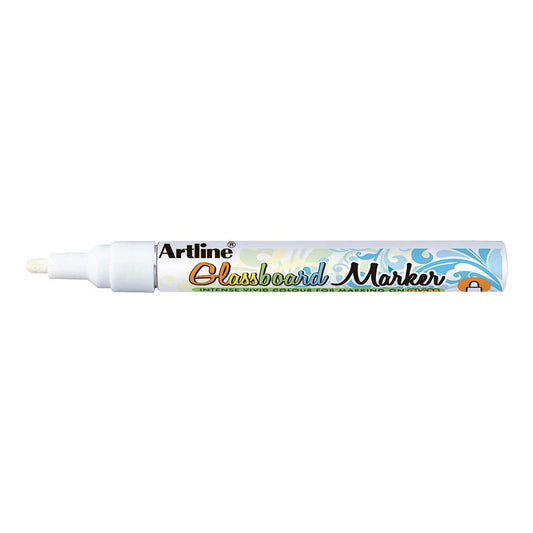 Glasboardmarker Artline EPG-4 Vit 2mm