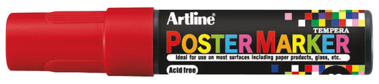 Märkpenna Artline Poster Marker Röd 12mm