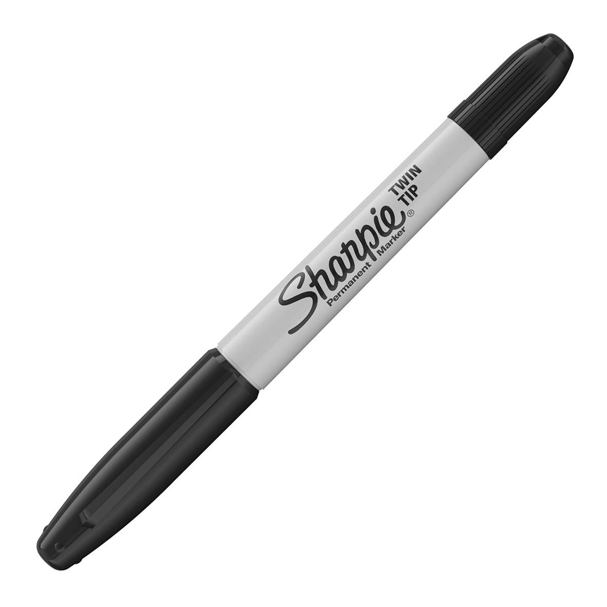 Märkpenna Sharpie Twin Tip 2-Spetsar Svart 0,5/0,9mm