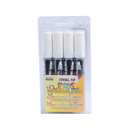 Märkpenna Marvy Chalk Marker Skuren Vit 4mm