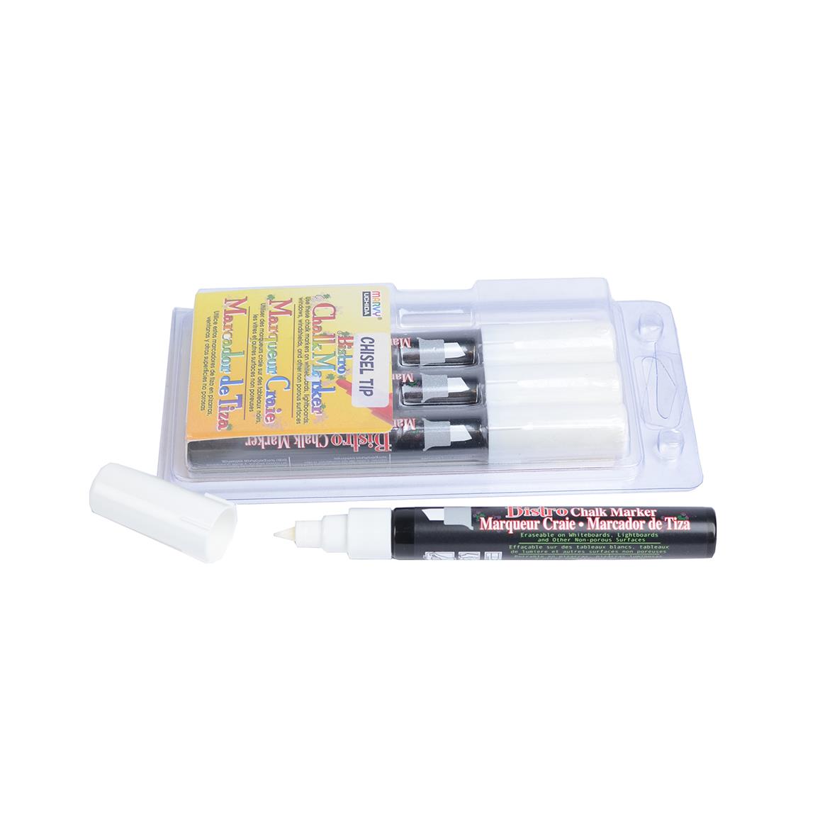 Märkpenna Marvy Chalk Marker Skuren Vit 4mm