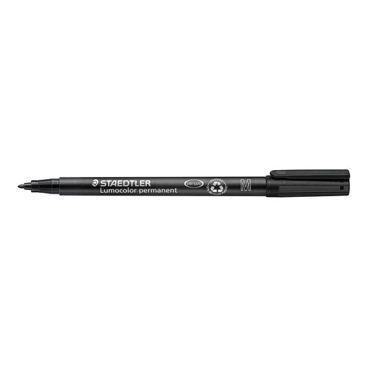 Universalpenna Staedtler Lumocolor 317 Permanent Svart 1mm