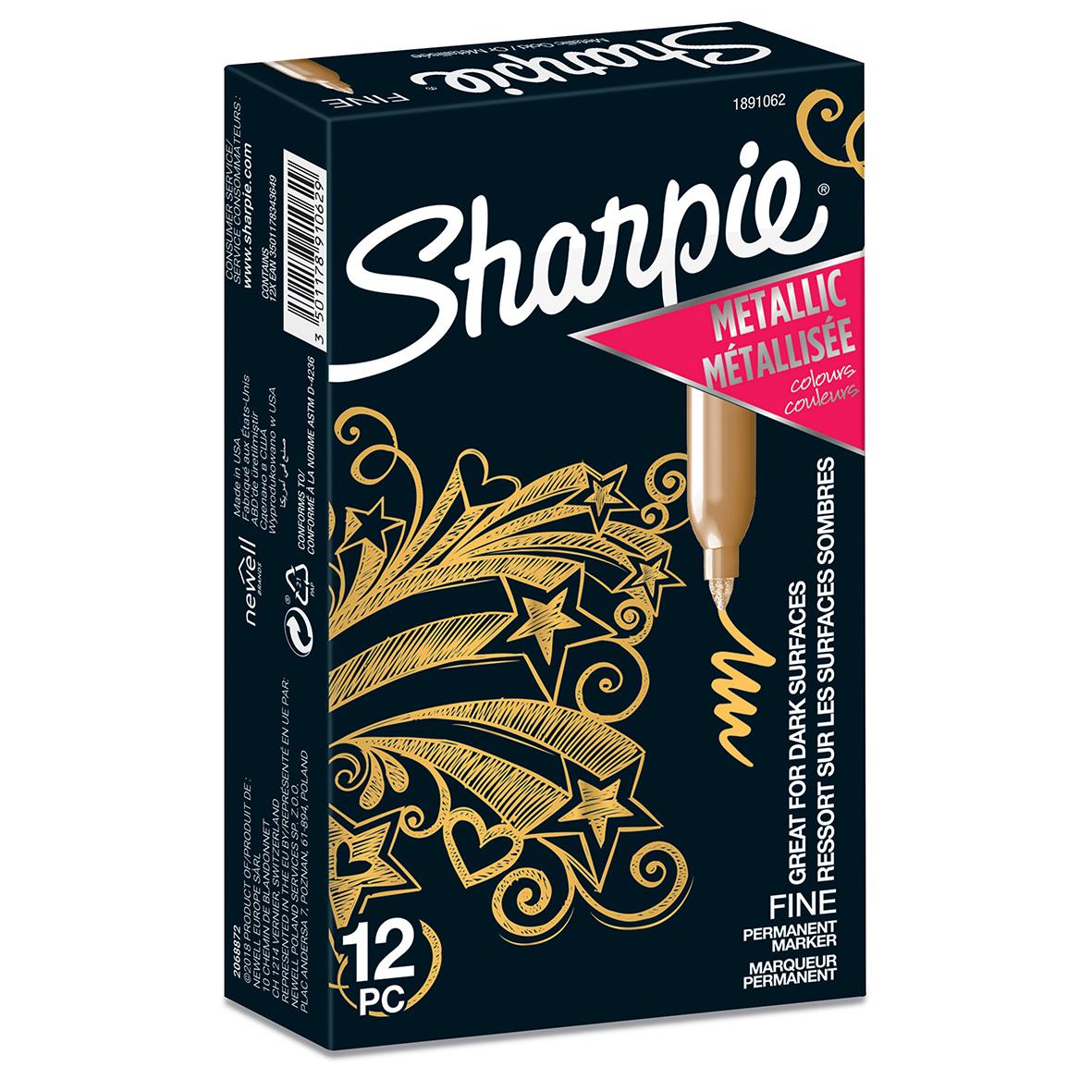 Märkpenna Sharpie Metallic Guld Fine