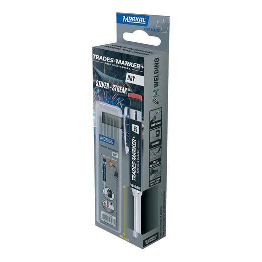 Djuphålsmarkare Markal Svetsare Ink 6 Refill Silver