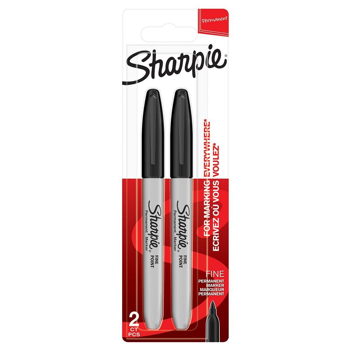 Märkpenna Sharpie Permanent Svart Fine