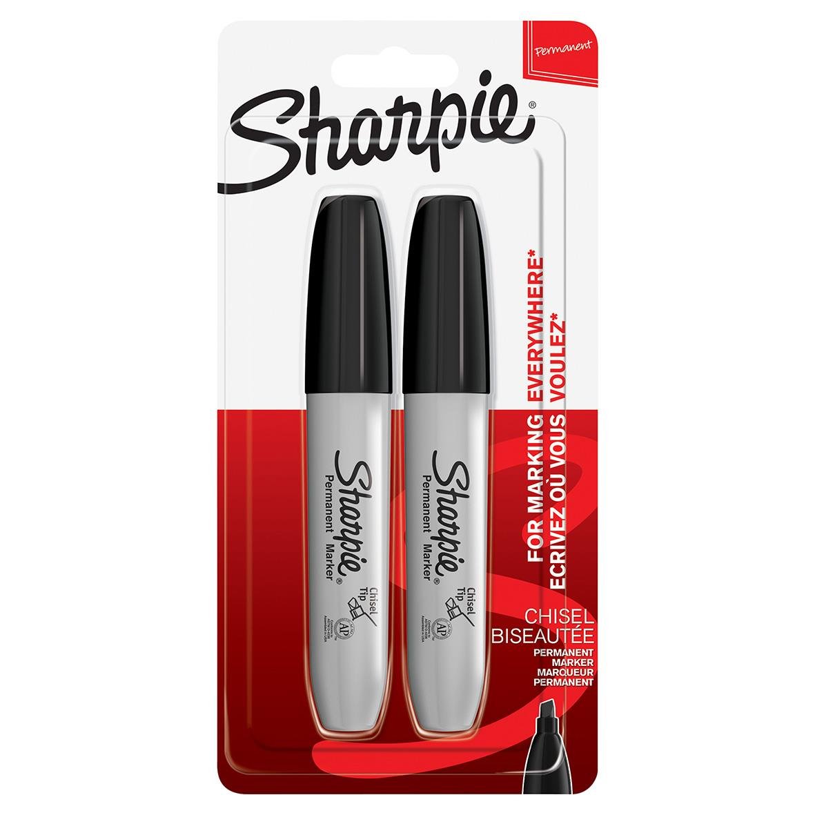 Märkpenna Sharpie Permanent Svart Bred