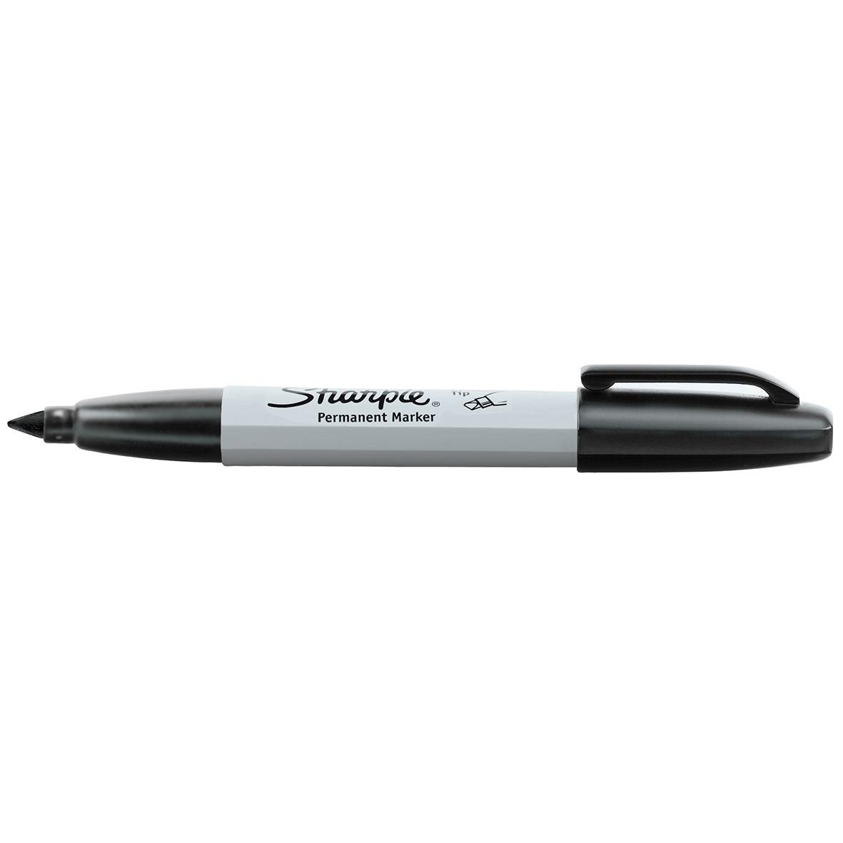 Märkpenna Sharpie Permanent Svart Bred
