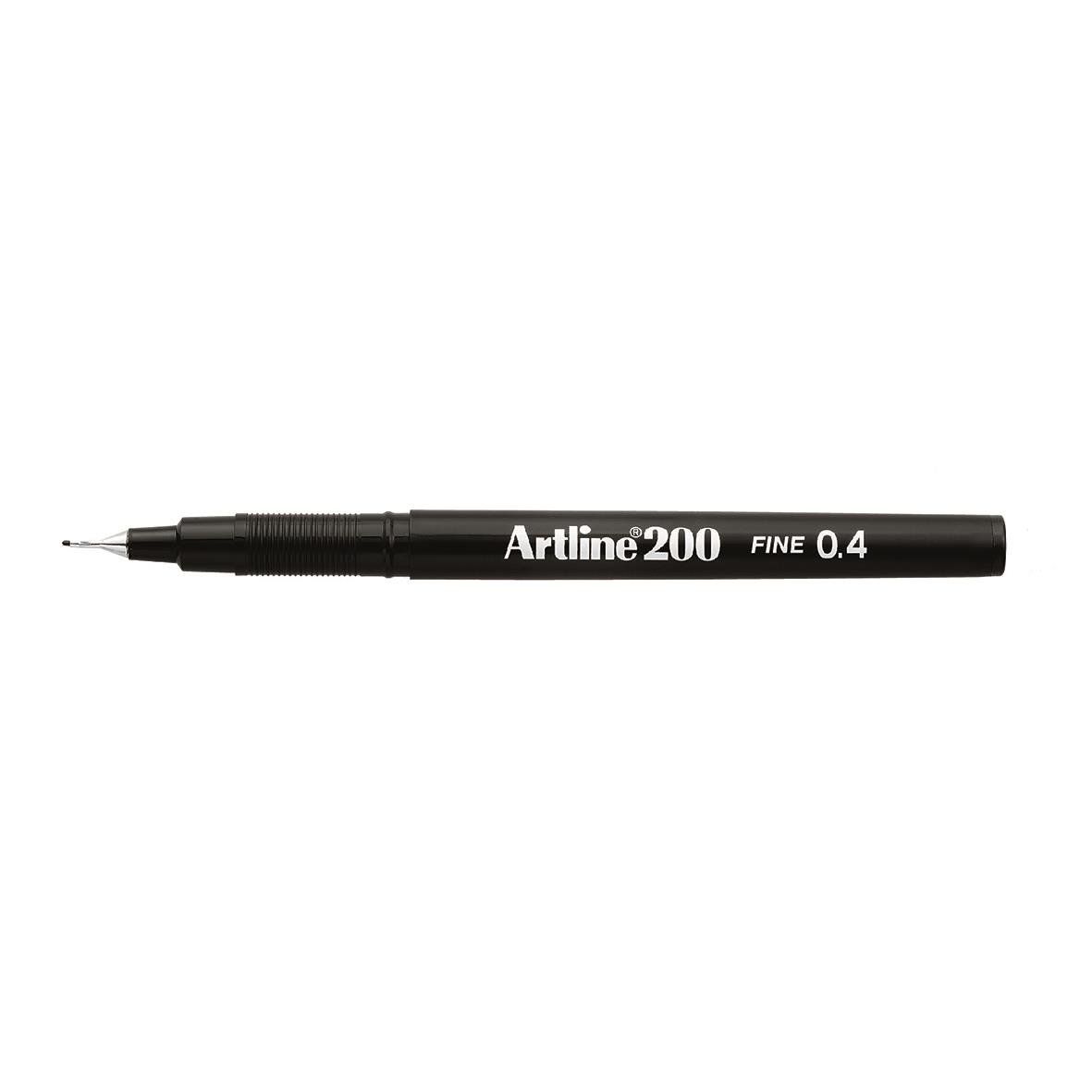 Fiberpenna Artline 200 Svart 0,4mm