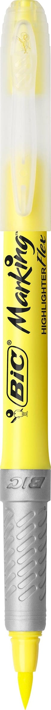 Överstrykningspenna Bic Flex Gul