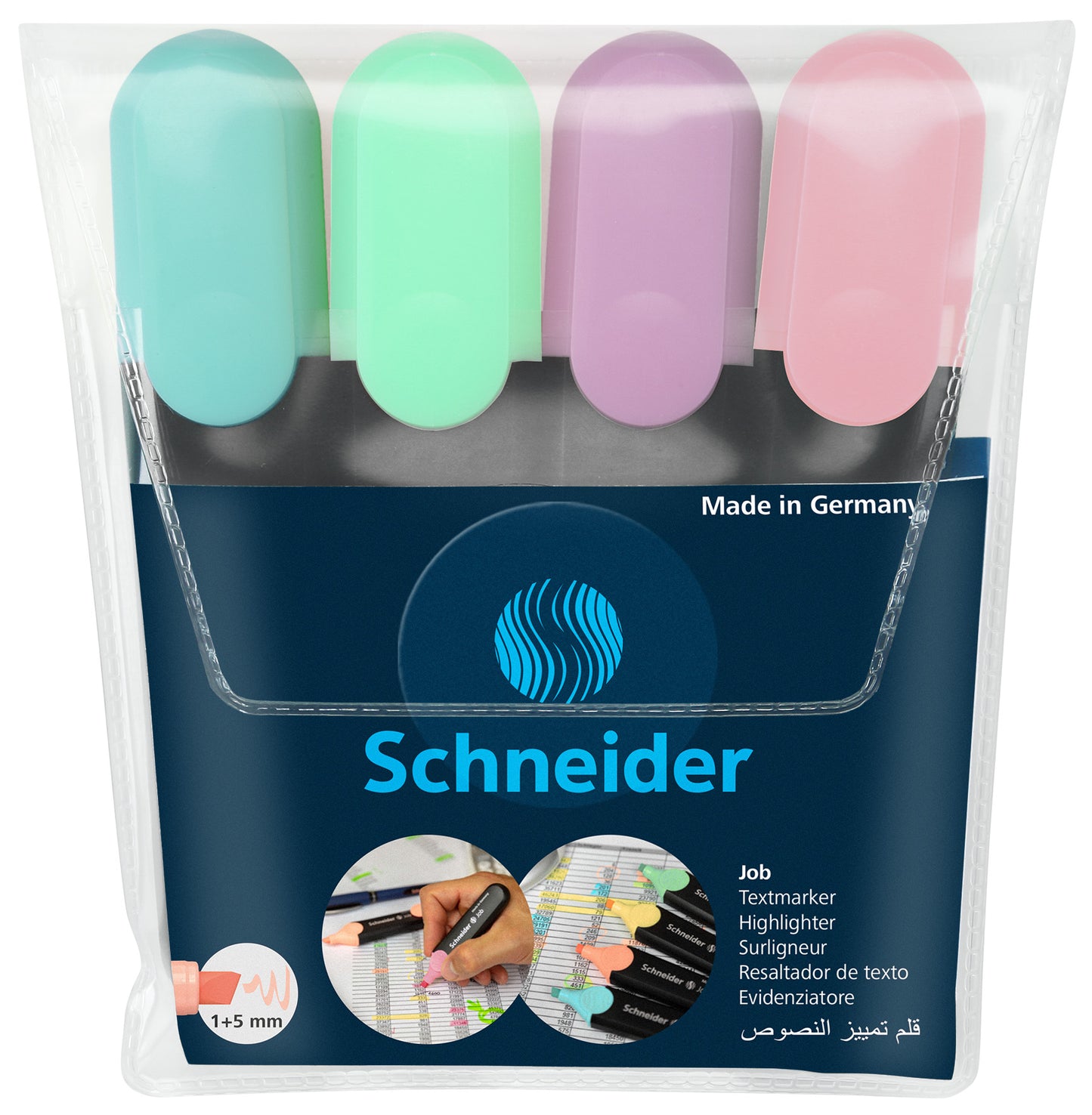 Överstrykningspenna Schneider Job Pastell