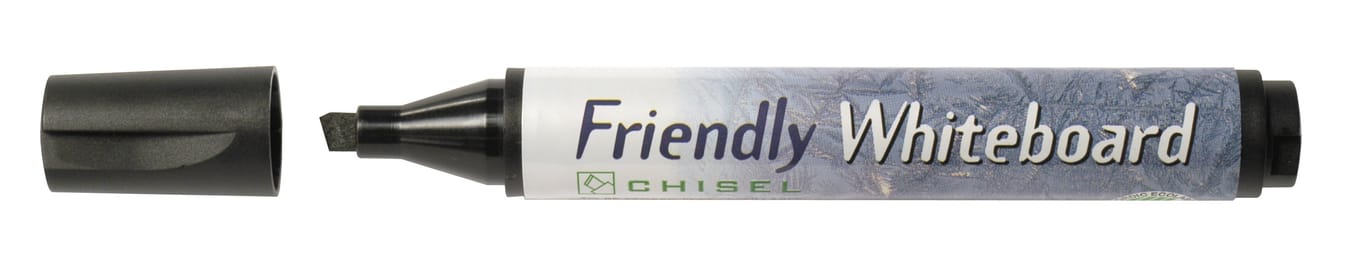 Whiteboardpenna Friendly Snedskuren Svart 2-5mm