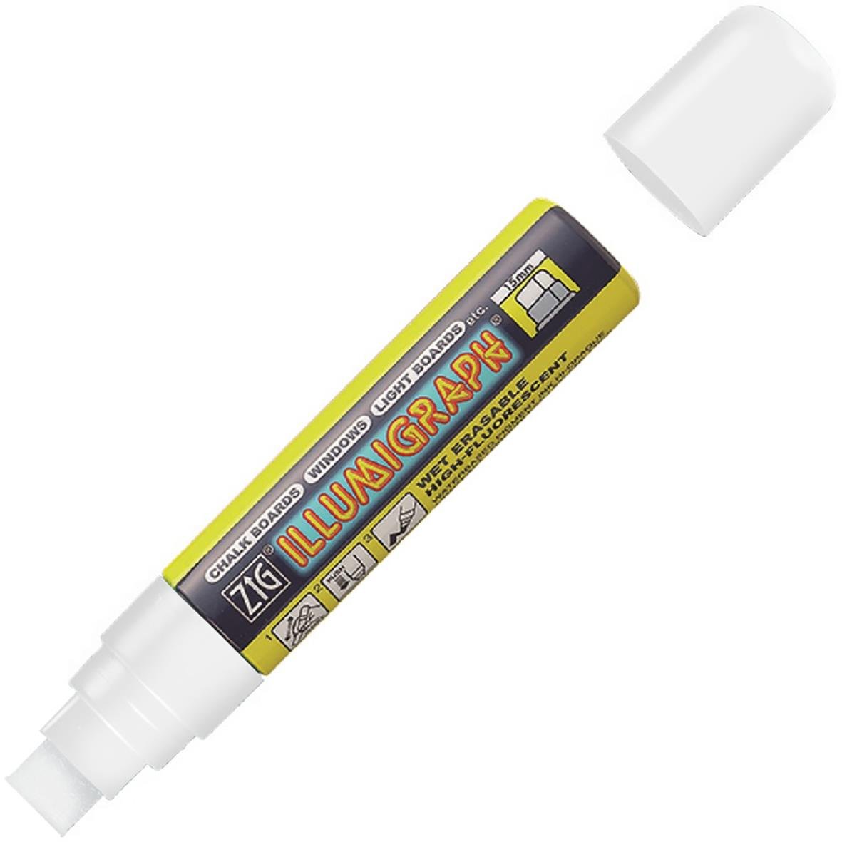Märkpenna Zig Illumigraph PMA-720 Skuren Neonvit 15mm