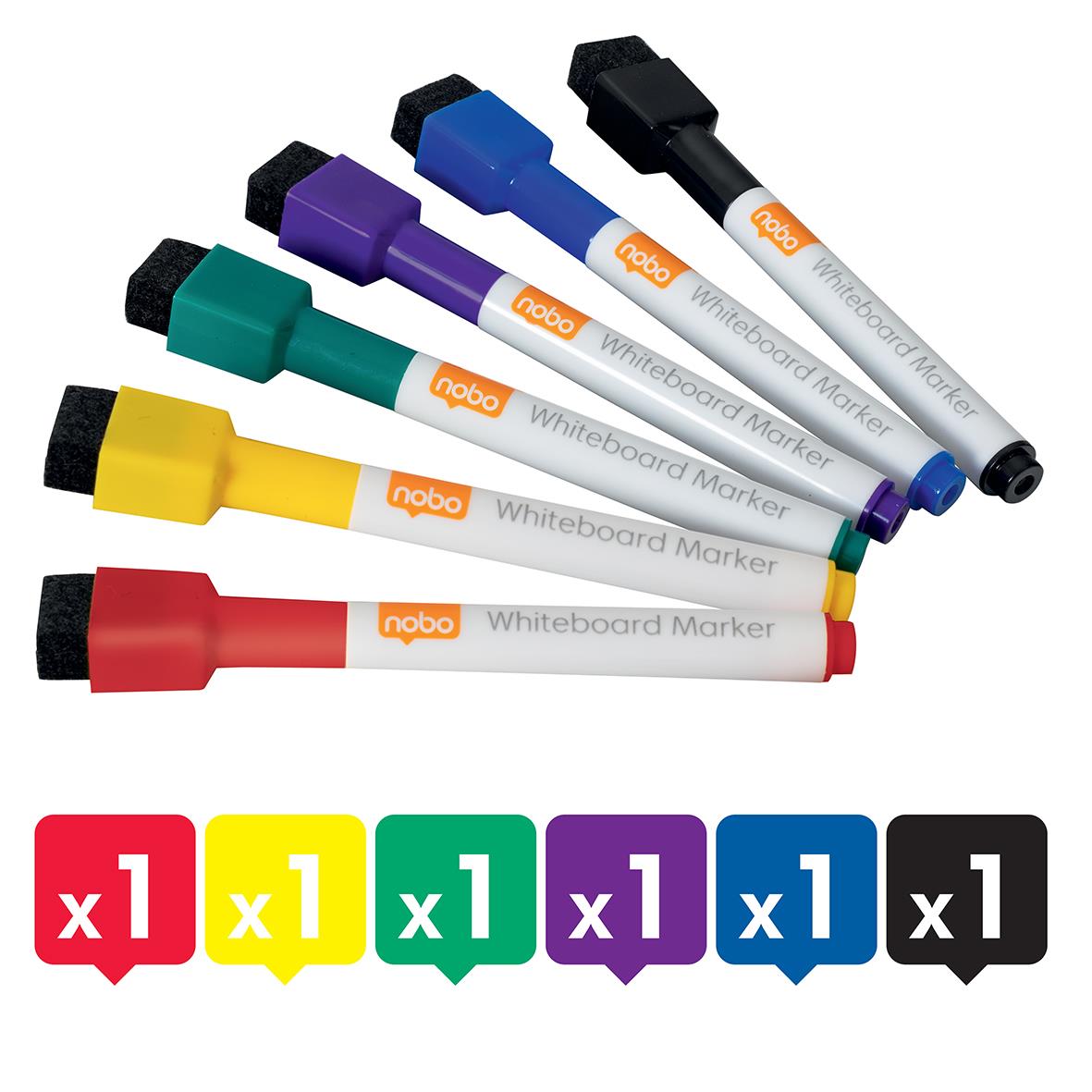 Whiteboardpenna Nobo Mini Fin Spets Mix