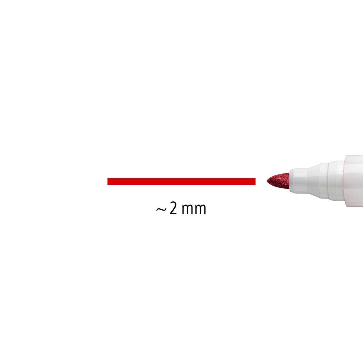 Whiteboardpenna Staedtler Lumocolor Rund 10-färger 2mm