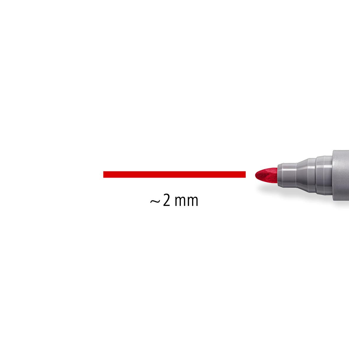 Blädderblockspenna Staedtler Lumocolor Rund 4-färger 2mm
