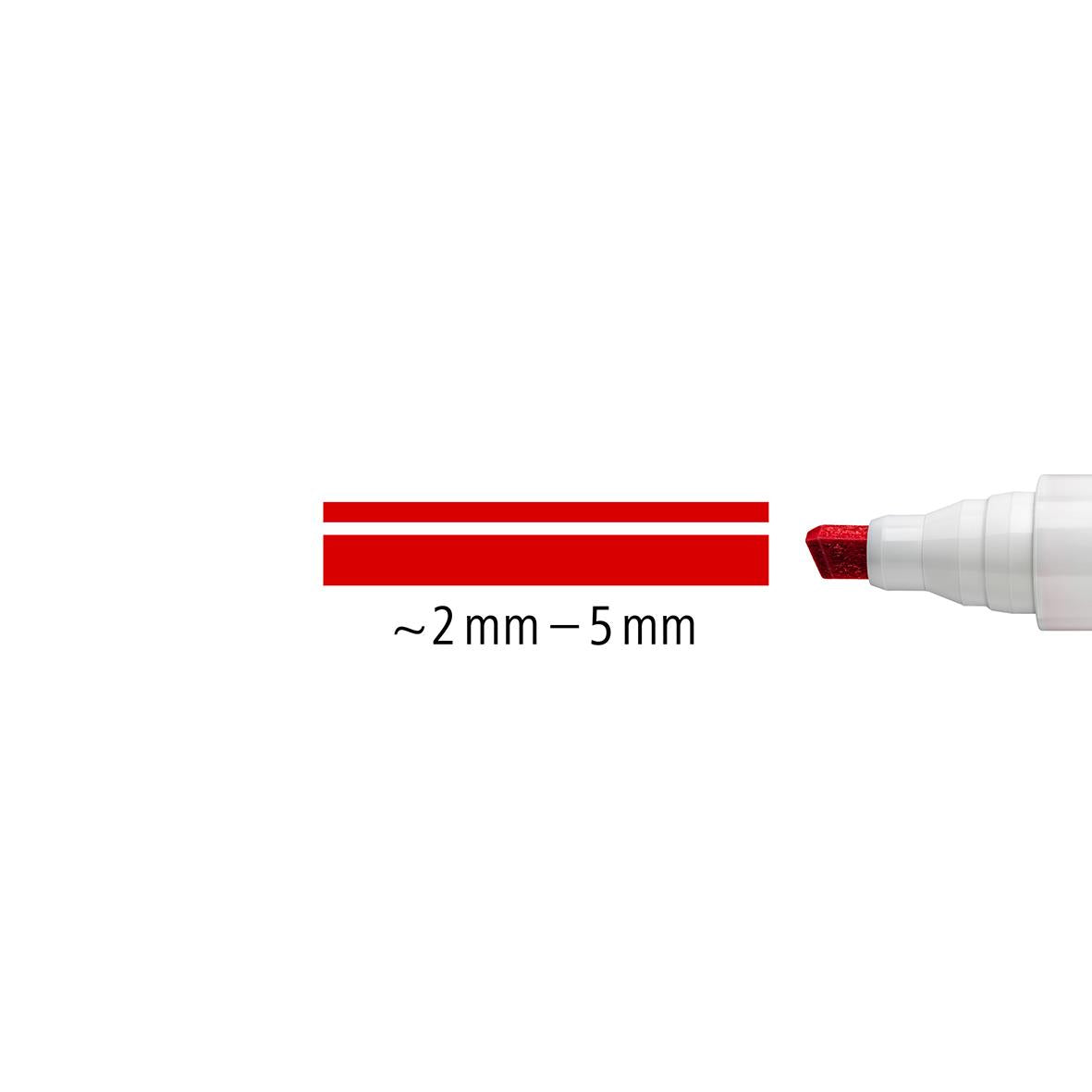 Whiteboardpenna Staedtler Lumocolor 351B Skuren Röd 2-5mm