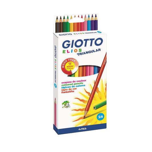 Färgpenna Blyerts Giotto Elios Wood-free Trekantig blandade färger