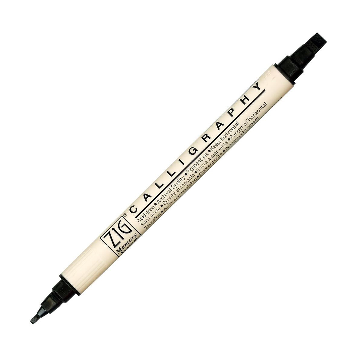 Kalligrafipenna Zig MS-8400 2 Spetsar Svart 2/5mm