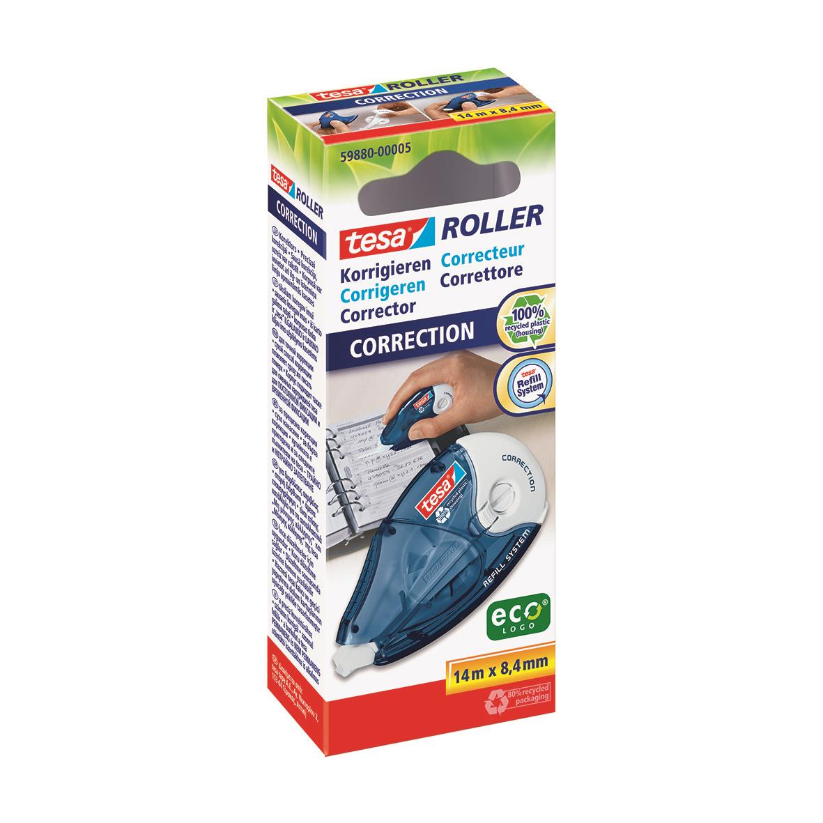 Korrigeringsroller Tesa Automat Refill-System EcoLogo 8,4mm x 14m