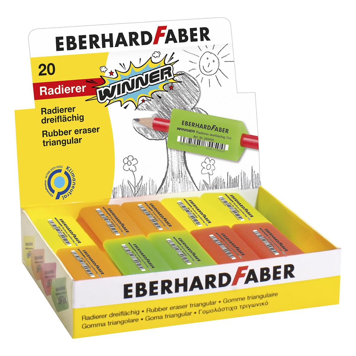 Penngrepp/Radergummi Faber-Castell Neonfärger