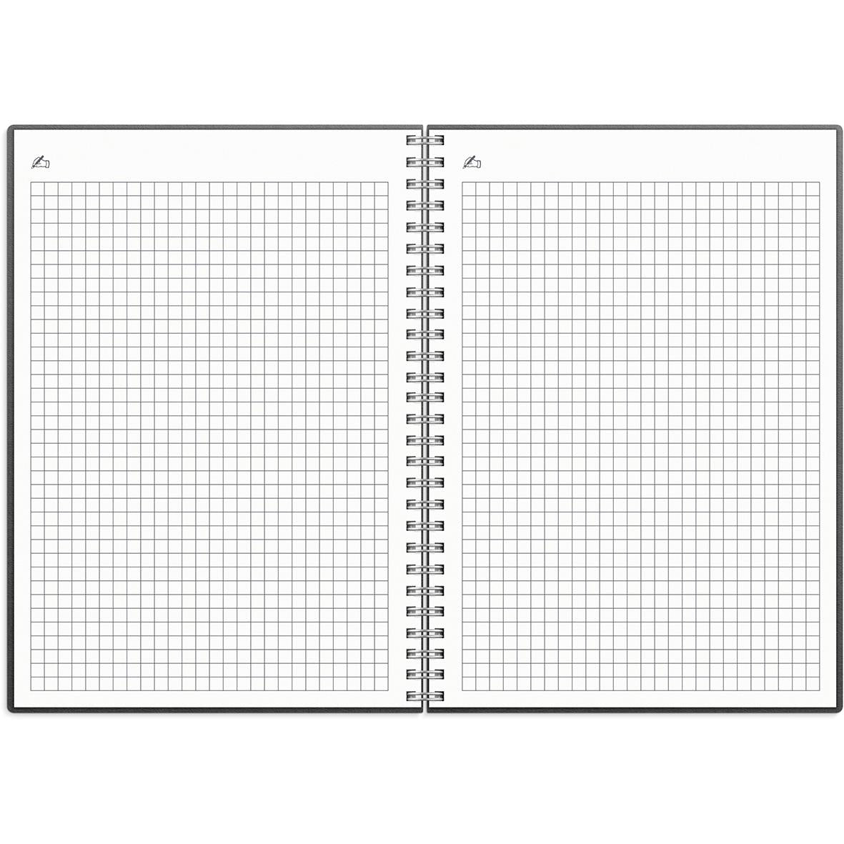 Almanacka Burde 5940 Business Skinn 2026 Svart A5