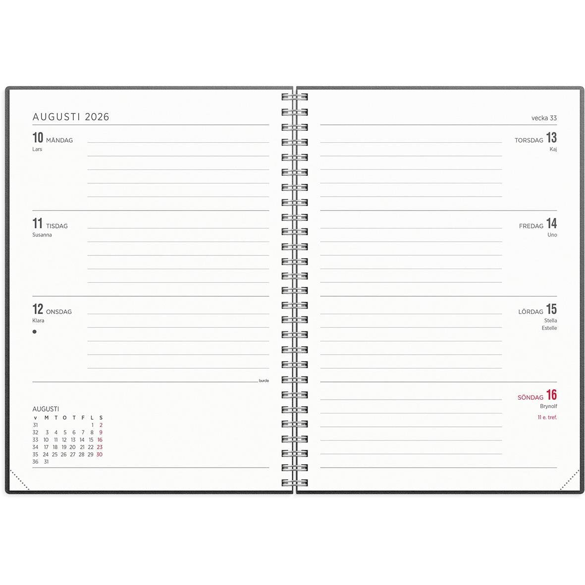 Almanacka Burde 1210 Senator Refill 2026 A5