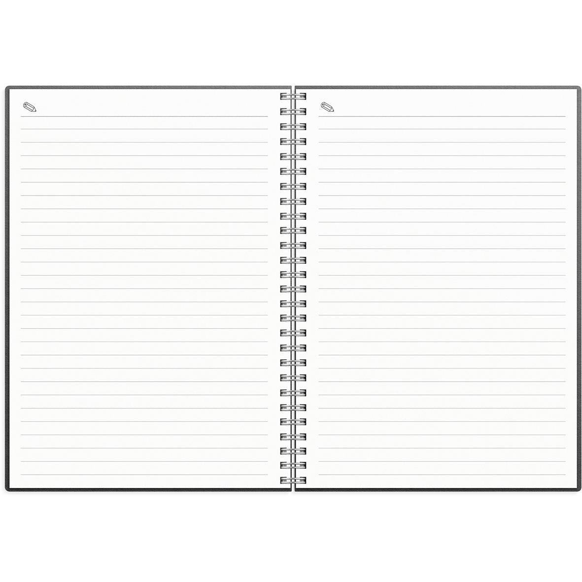 Almanacka Burde 5170 Weekly ECO Line 2026 Svart A5