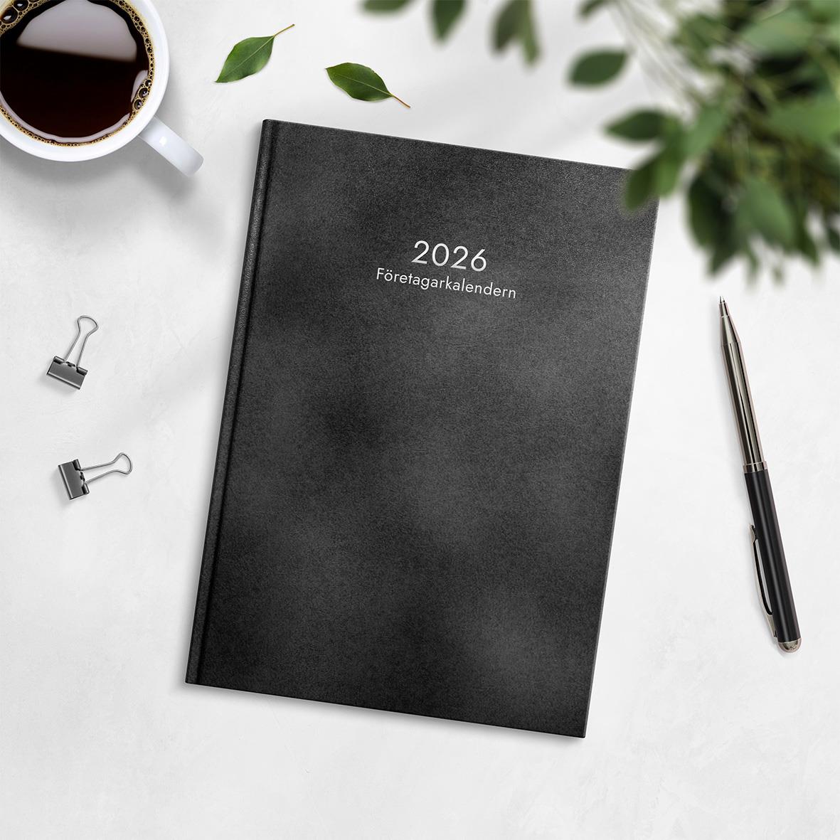 Almanacka Burde 1066 Företagarkalendern Konstläder 2026