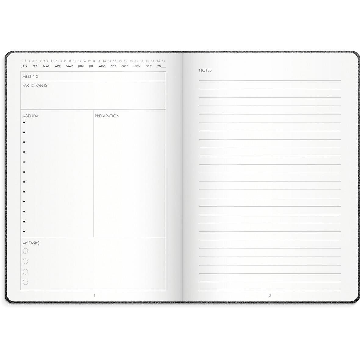 Almanacka Burde 7434 Meeting journal