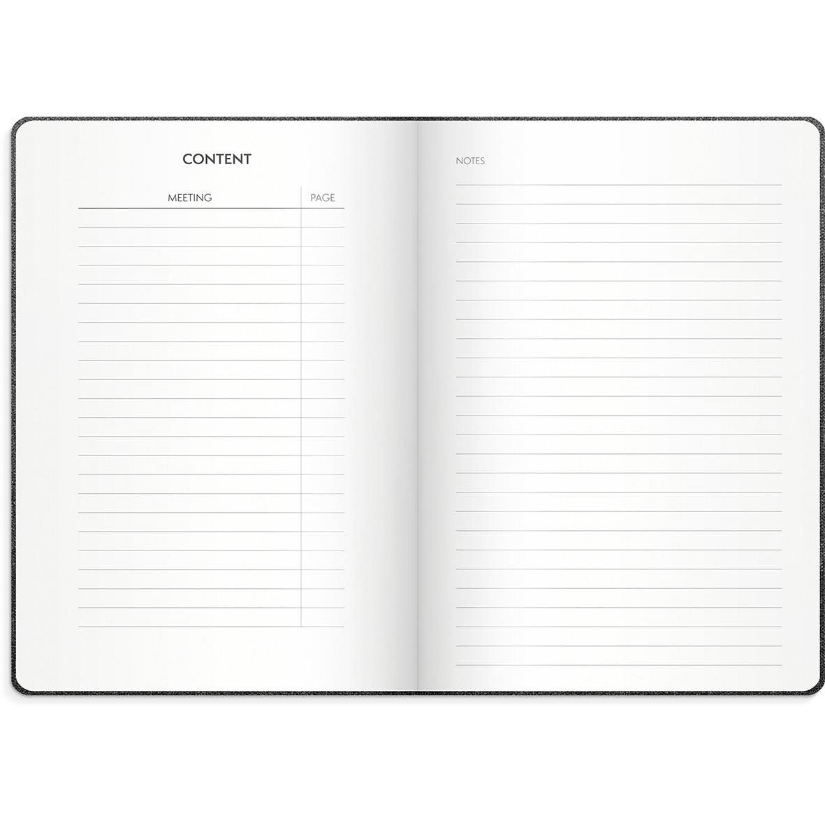 Almanacka Burde 7434 Meeting journal