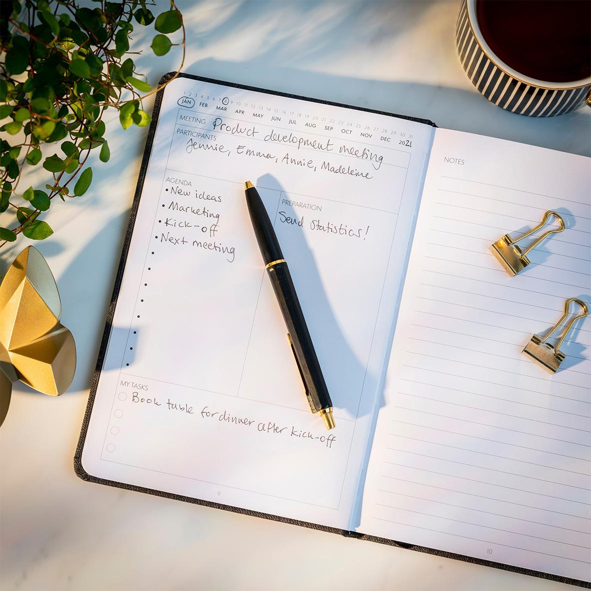 Almanacka Burde 7434 Meeting journal