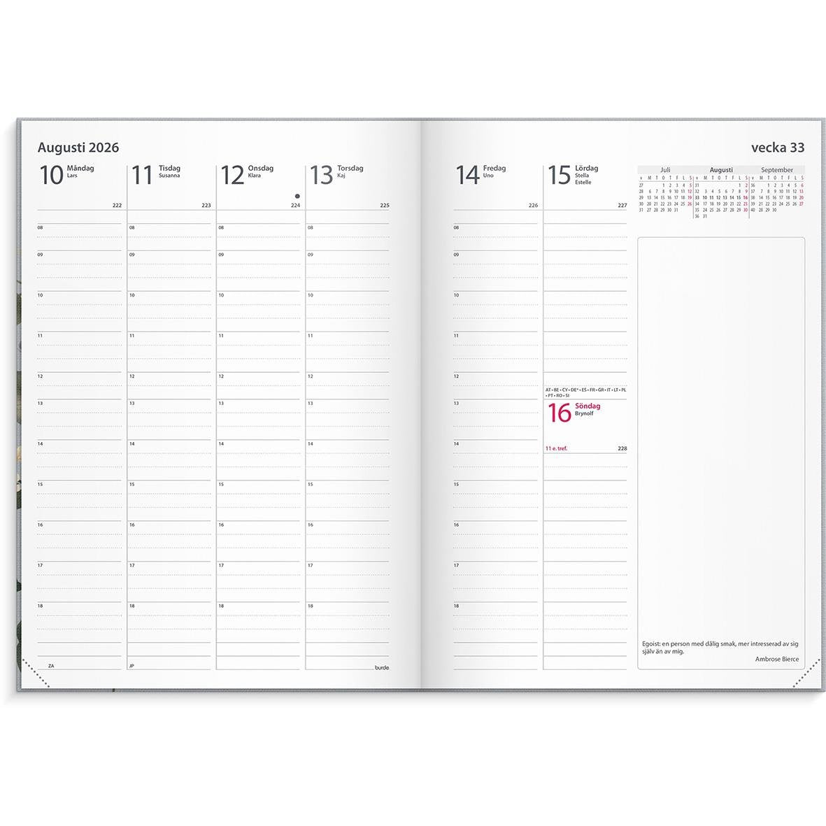 Almanacka Burde 5881 Business Flora 2026 A5