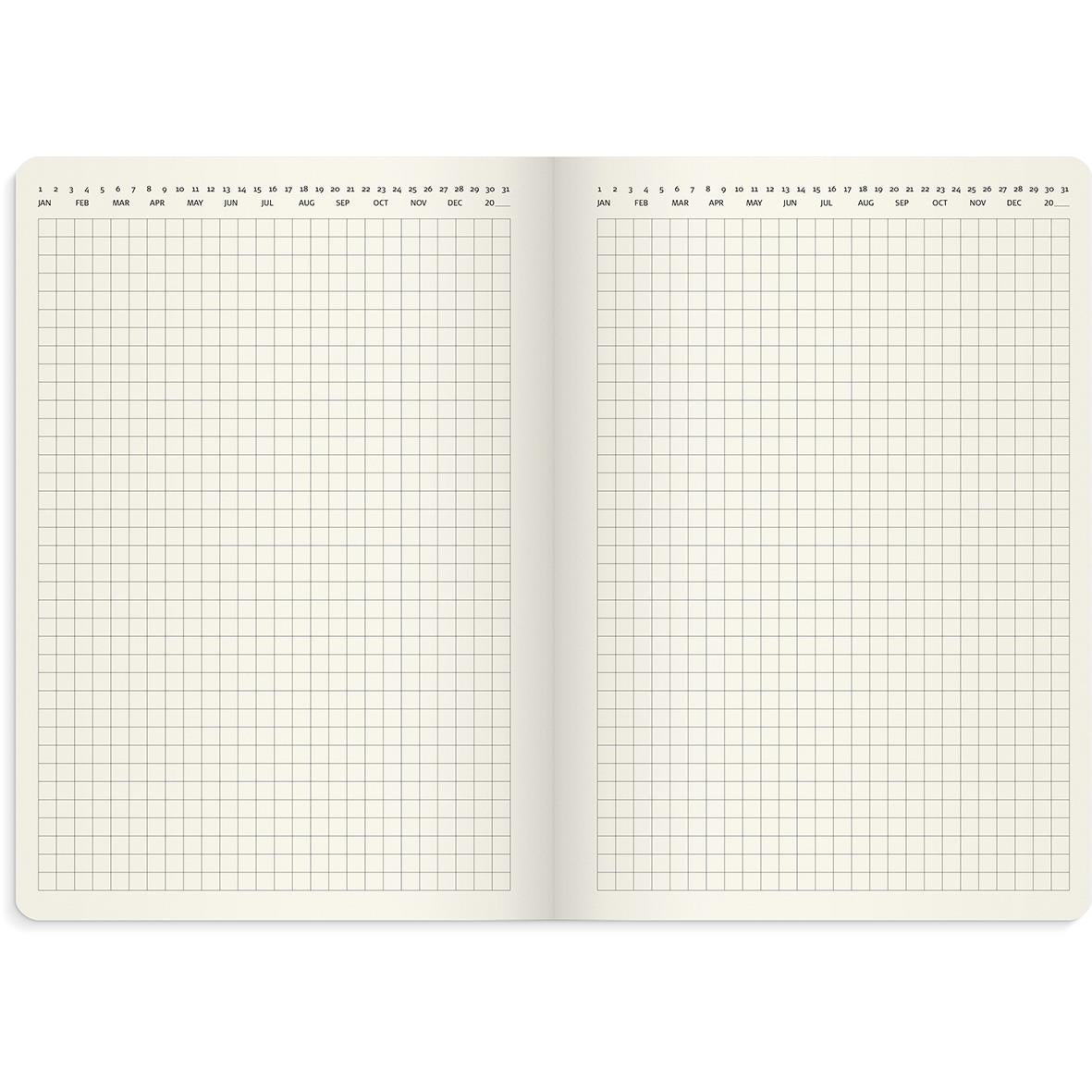 Almanacka Burde 5960 Stor Vecko Forma Deluxe 2026 Brun A5