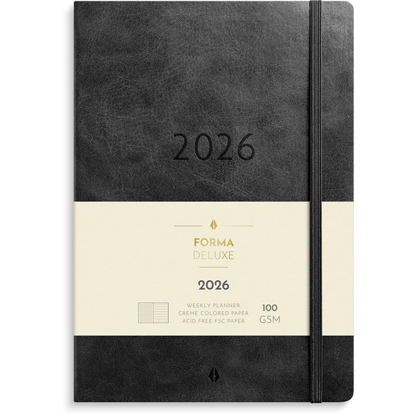 Almanacka Burde 5962 Stor Veckokalender Forma Deluxe 2026 A5