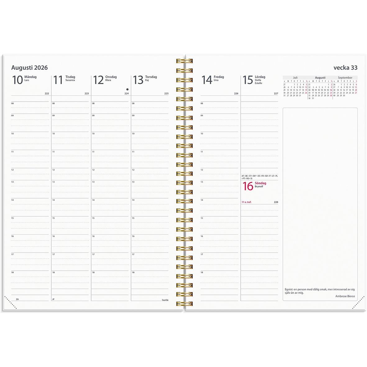 Almanacka Burde 5462 Business Star 2026 A5